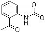 结构式 CAS# 70735-79-4, 4-乙酰基-2-苯并恶唑酮