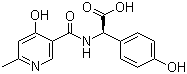 structure of CAS# 70785-61-4, 2-(4-Hydroxy-6-methylnicotinamido)-2-(4-hydroxyphenyl)acetic acid
