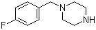 structure of CAS# 70931-28-1, 1-(4-Fluorobenzyl)piperazine