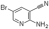 2-Amino-5-bromonicotinonitrile molecular structure (CAS 709652-82-4)