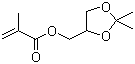 structure of CAS# 7098-80-8, Solketal methacrylate;Methacrylic acid (2,2-dimethyl-1,3-dioxolan-4-yl)methyl ester; (2,2-Dimethyl-1,3-dioxolan-4-yl)methyl methacrylate