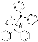 结构式 CAS# 71042-55-2, (2R,3R)-(-)-2,3-二(二苯基膦基)双环[2.2.1]庚-5-烯
