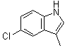 structure of CAS# 71095-42-6, 5-Chloro-3-methyl-1H-indole;5-Chloro-3-methylindole