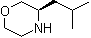 (3R)-3-(2-Methylpropyl)morpholine molecular structure (CAS 711014-40-3)
