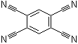 结构式 CAS# 712-74-3, 1,2,4,5-苯四甲腈