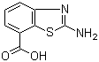 2-Aminobenzothiazole-7-carboxylic acid molecular structure (CAS 71224-95-8)