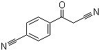 structure of CAS# 71292-11-0, (4-Cyanobenzoyl)acetonitrile;4-(2-Cyanoacetyl)benzonitrile; 4-(Cyanoacetyl)benzonitrile