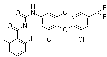 Chlorfluazuron molecular structure (CAS 71422-67-8)