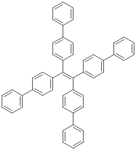 structure of CAS# 7146-38-5, 1-Phenyl-4-[1,2,2-tris(4-phenylphenyl)ethenyl]benzene