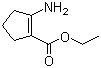 结构式 CAS# 7149-18-0, 2-氨基-1-环戊烯甲酸乙酯