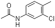 structure of CAS# 7149-79-3, N-Acetyl-3-chloro-4-methylaniline;N-(3-Chloro-4-methylphenyl)acetamide; N-(3-Chloro-4-methylphenyl)acetamide