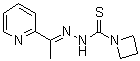 结构式 CAS# 71555-25-4, 1-吖丁啶硫代羧酸[1-(2-吡啶基)亚乙基]酰肼