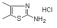structure of CAS# 71574-33-9, 2-Amino-4,5-dimethylthiazole hydrochloride;4,5-dimethyl-1,3-thiazol-2-amine;hydrochloride