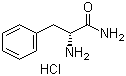 structure of CAS# 71666-94-9, D-Phenylalaninamide hydrochloride;(R)-alpha-aminobenzenepropanamide hydrochloride