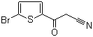 3-(5-Bromo-2-thienyl)-3-oxopropanenitrile molecular structure (CAS 71683-02-8)