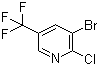 structure of CAS# 71701-92-3, 3-Bromo-2-chloro-5-(trifluoromethyl)pyridine