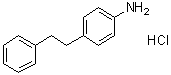 结构式 CAS# 71845-20-0, 4-(2-苯基乙基)苯胺盐酸盐