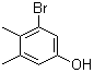 structure of CAS# 71942-14-8, 3-Bromo-4,5-dimethylphenol;5-Bromo-3,4-dimethylphenol