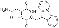 Fmoc-L-天冬酰胺分子结构 (CAS 71989-16-7)