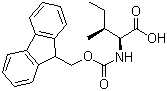 Fmoc-L-异亮氨酸分子结构 (CAS 71989-23-6)