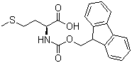 Fmoc-L-蛋氨酸分子结构 (CAS 71989-28-1)