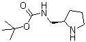 结构式 CAS# 719999-54-9, [(2R)-2-吡咯烷甲基]氨基甲酸叔丁酯