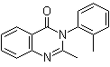 2-甲基-3-(2-甲基苯基)-4(3H)-喹唑啉酮分子结构 (CAS 72-44-6)