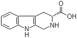 structure of CAS# 72002-54-1, D-1,2,3,4-Tetrahydronorharman-3-carboxylic acid;(R)-2,3,4,9-Tetrahydro-1H-pyrido[3,4-b]indole-3-carboxylic acid