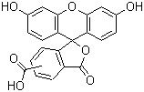 5(6)-Carboxyfluorescein molecular structure (CAS 72088-94-9)