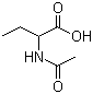 结构式 CAS# 7211-57-6, N-乙酰基-2-氨基丁酸