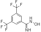 结构式 CAS# 72111-09-2, N-羟基-3,5-二(三氟甲基)苯甲脒