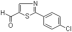 structure of CAS# 721920-84-9, 2-(4-Chlorophenyl)thiazole-5-carbaldehyde