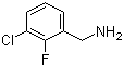 structure of CAS# 72235-55-3, 3-Chloro-2-fluorobenzylamine