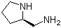 结构式 CAS# 72300-69-7, (R)-2-吡咯烷甲胺