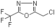 structure of CAS# 723286-98-4, 5-(Chloromethyl)-2-(trifluoromethyl)-1,3,4-oxadiazole;5-(Trifluoromethyl)-2-(chloromethyl)-1,3,4-oxadiazole