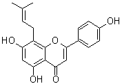 结构式 CAS# 72357-31-4, 甘草黄酮 C