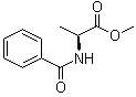 结构式 CAS# 7244-67-9, N-苯甲酰基-L-丙氨酸甲酯