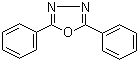 结构式 CAS# 725-12-2, 2,5-二苯基-1,3,4-恶二唑