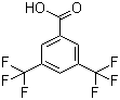 3,5-Bis(trifluoromethyl)benzoic acid molecular structure (CAS 725-89-3)