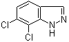 structure of CAS# 72521-01-8, 6,7-Dichloroindazole