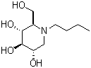 结构式 CAS# 72599-27-0, 米格鲁他; N-丙基脱氧野尻霉素