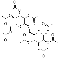 6-O-(2,3,4,6-Tetra-O-acetyl-alpha-D-mannopyranosyl)-alpha-D-mannopyranose tetraacetate molecular structure (CAS 72691-29-3)