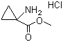 结构式 CAS# 72784-42-0, 1-氨基环丙烷甲酸甲酯盐酸盐