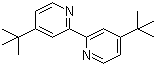structure of CAS# 72914-19-3, 4,4'-Di-tert-butyl-2,2'-bipyridine;4,4'-Bis(t-butyl)-2,2'-bipyridine; 4,4'-Bis(tert-butyl)-2,2'-bipyridine; 4,4'-Di-t-butyl-2,2'-bipyridyl; 4,4'-Di-tert-butyl-2,2'-bipyridyl; 4,4'-Di-tert-butyl-2,2'-dipyridyl; BBBPY