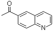 结构式 CAS# 73013-68-0, 6-乙酰基喹啉