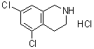 5,7-Dichloro-1,2,3,4-tetrahydro-isoquinoline hydrochloride molecular structure (CAS 73075-47-5)