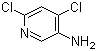 结构式 CAS# 7321-93-9, 5-氨基-2,4-二氯吡啶