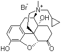Methylnaltrexone bromide molecular structure (CAS 73232-52-7)