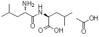N-L-Leucyl-L-leucine monoacetate molecular structure (CAS 73237-76-0)