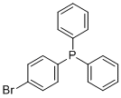 (4-溴苯基)二苯基膦分子结构 (CAS 734-59-8)